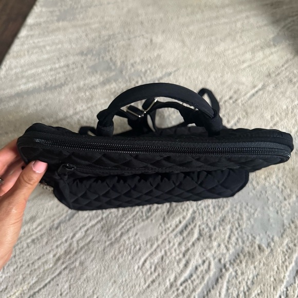 Vera Bradley black Diamond Quilted Microfiber Backpack - Picture 12 of 15